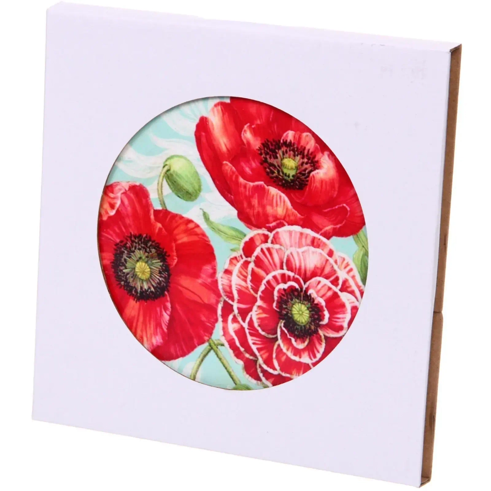 Подставка керамическая 16 см «Маки»