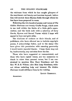 The Golden Staircase. Poems and Verses for Children | Louey Chisholm