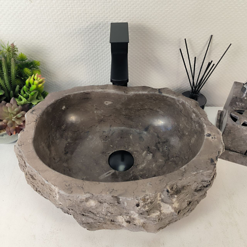Раковина из мрамора Erozy Grey EM-65320 45*36*15 0890