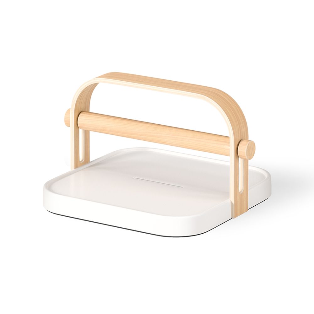 Держатель для салфеток Bellwood, белый/натуральное дерево