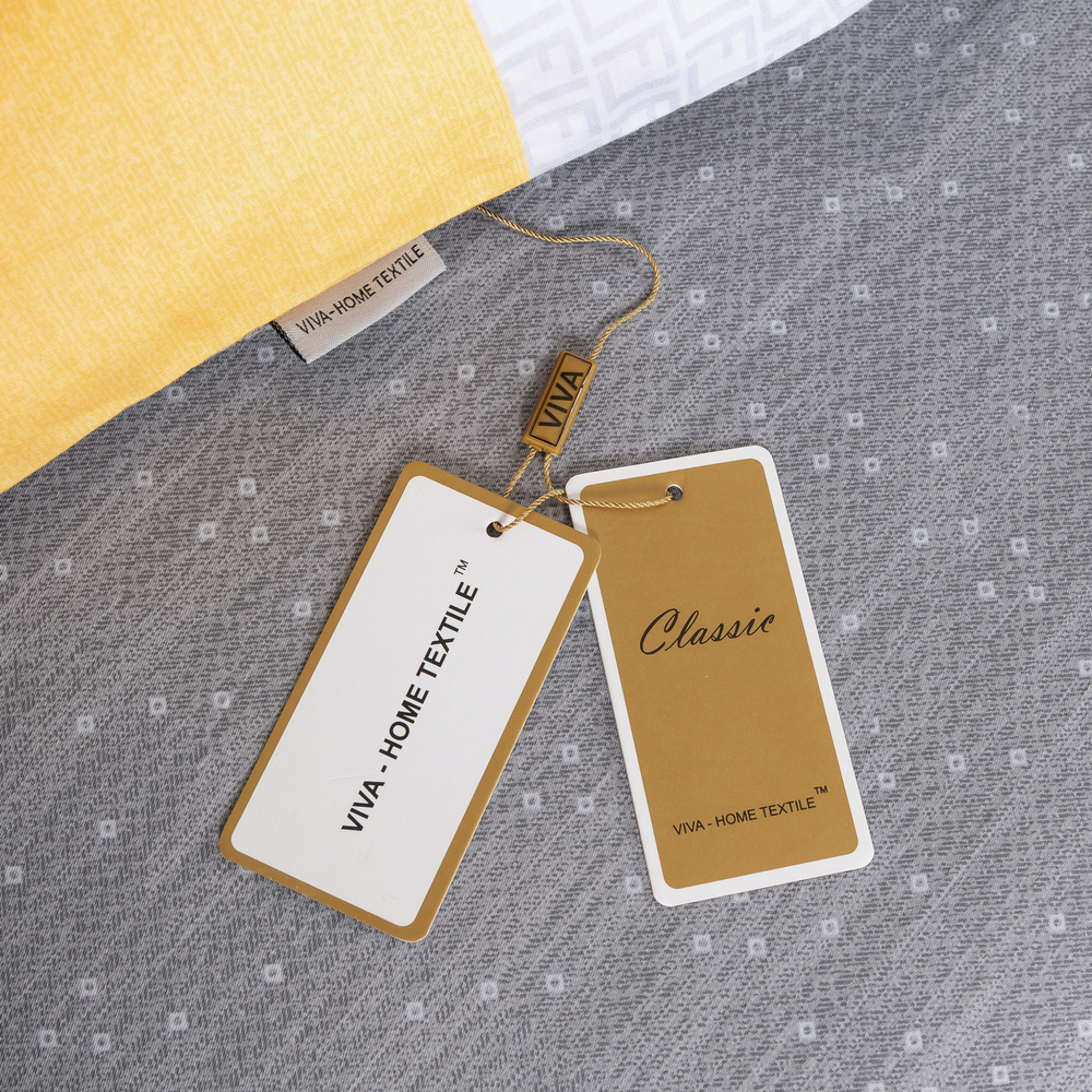 Комплект постельного белья Делюкс Сатин 100% хлопок на резинке LR445