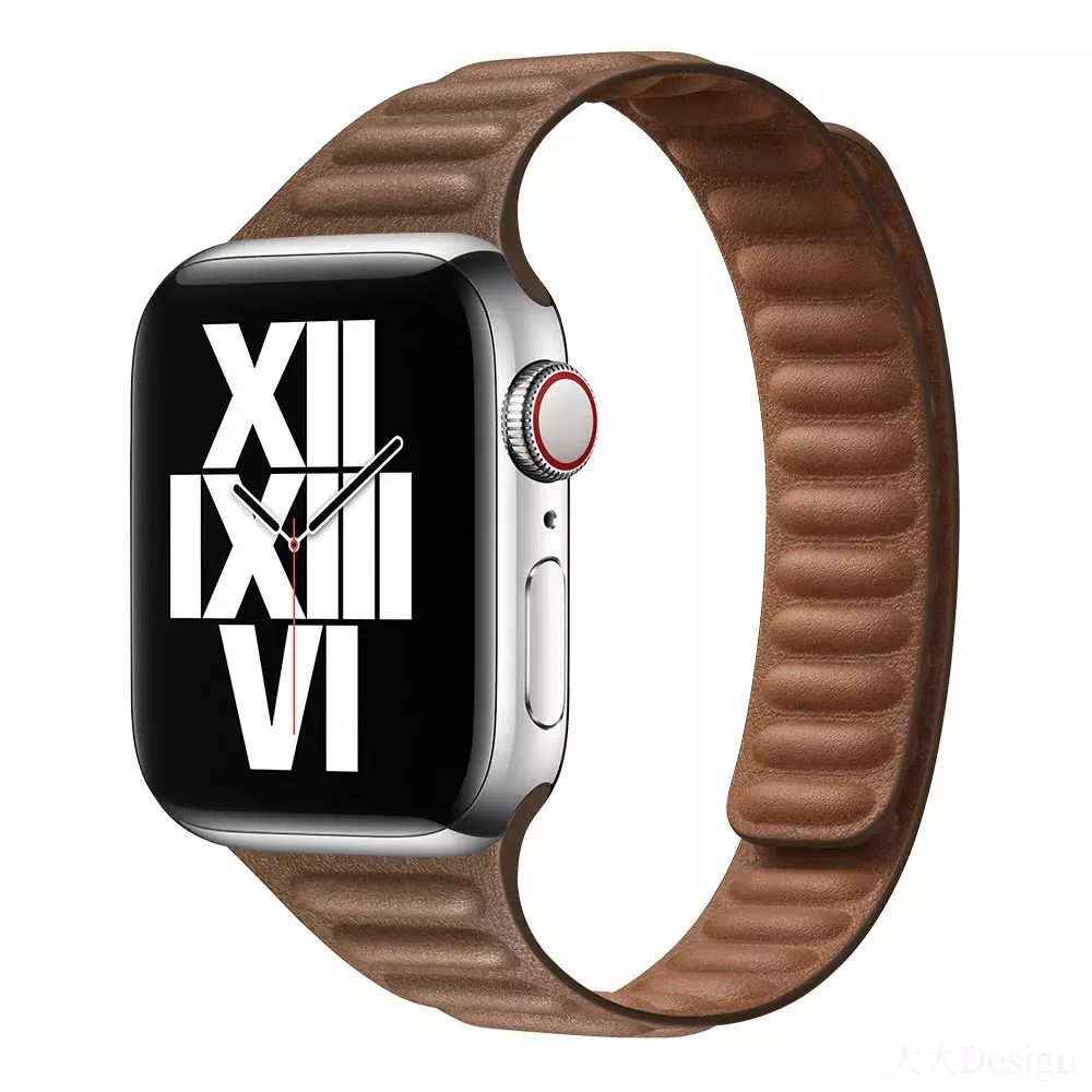 Браслет-ремешок для Apple Watch L-shaped leather strap (23003-BR) brown