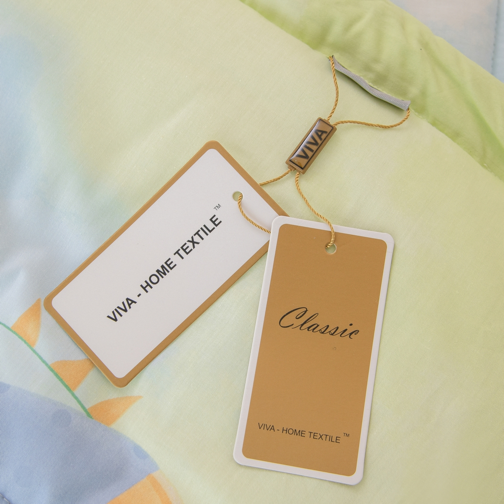 Комплект постельного белья Сатин с Одеялом Young 100% хлопок на резинке OBKR025