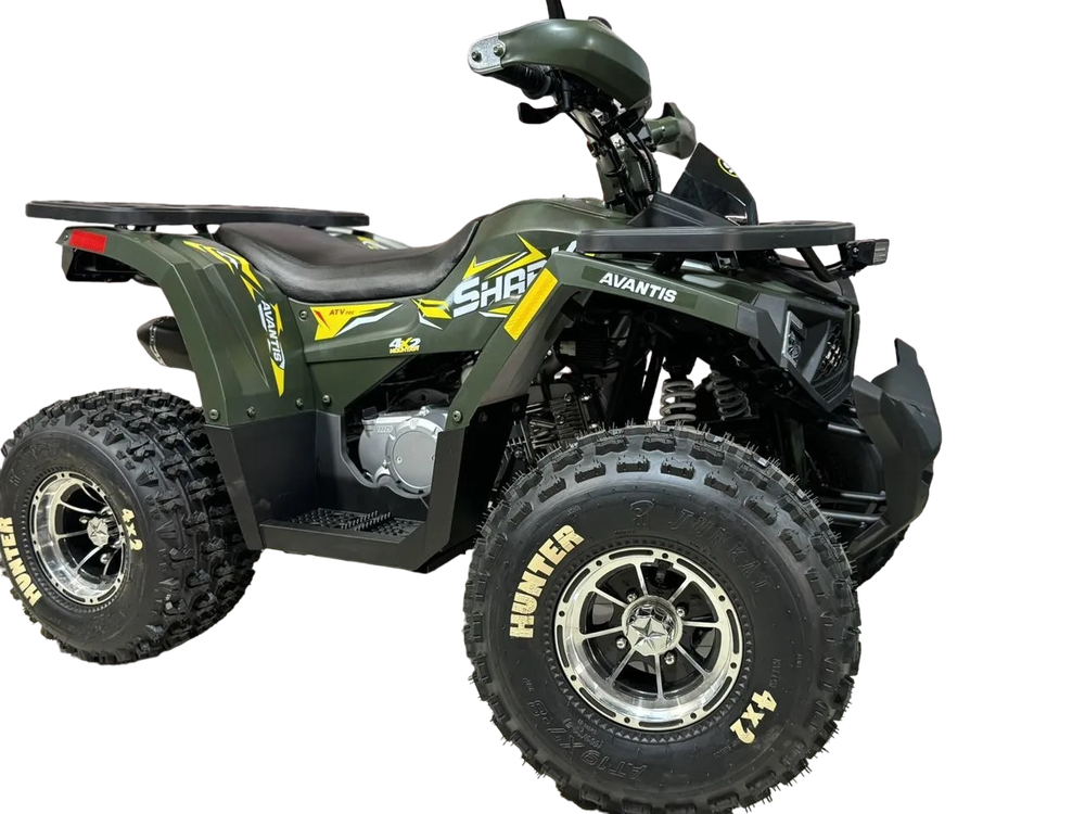 Квадроцикл Avantis HS8 Shark 150 Premium (баланс.вал) зеленый