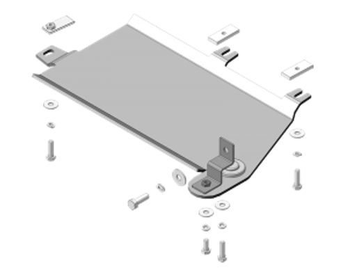 Защита Трубок саж. фильтра 5 мм, Алюминий. для Volkswagen Multivan T6 2015-2020, Volkswagen Transporter/Caravelle T6 2015-2020 MOTODOR.32717