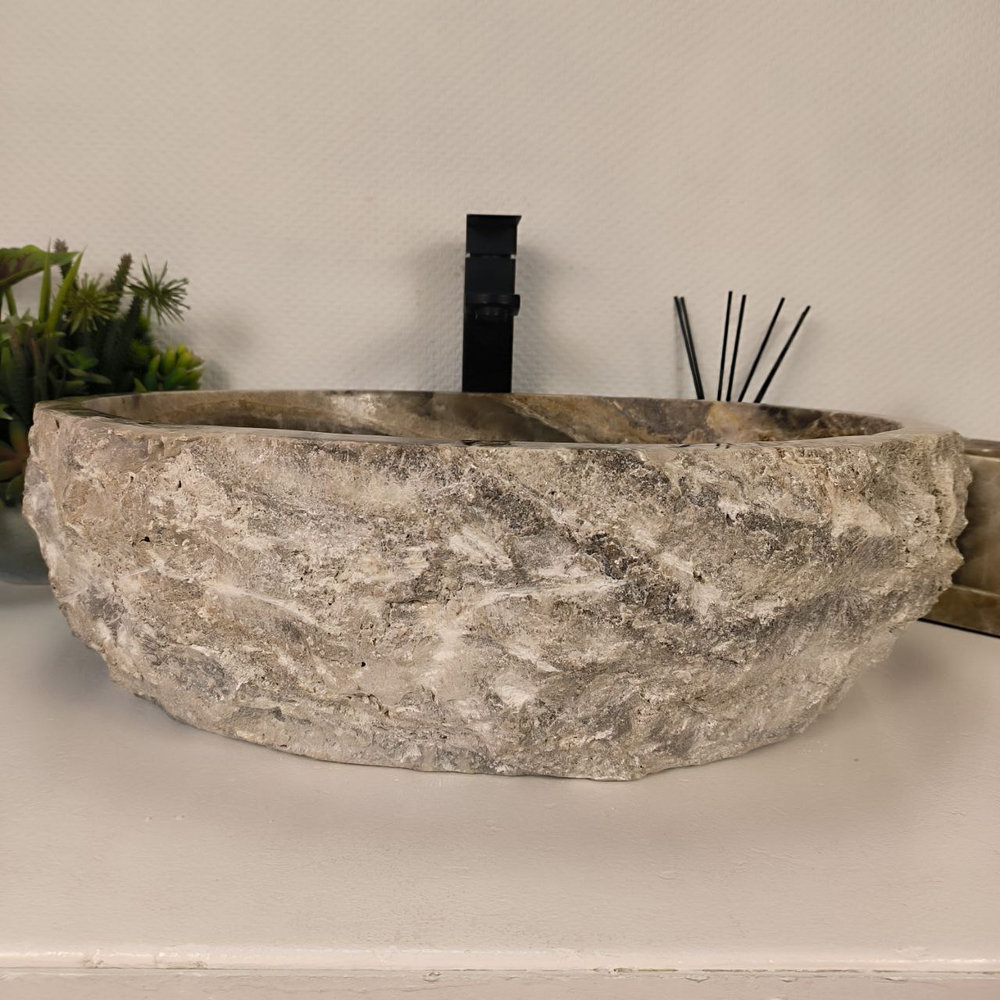 Раковина из оникса Erozy Grey EO-64291 53*43*16 0156