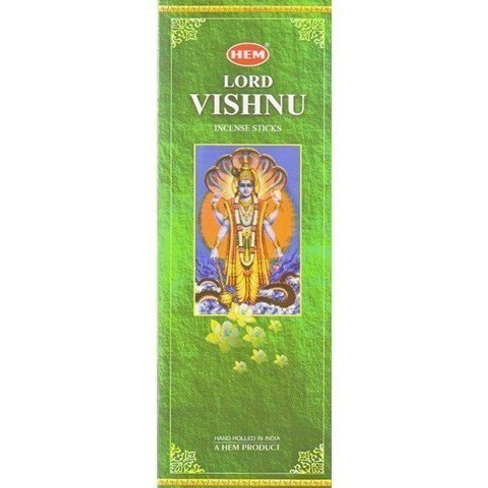 HEM Lord Vishnu шестигранник Благовоние Лорд Вишну