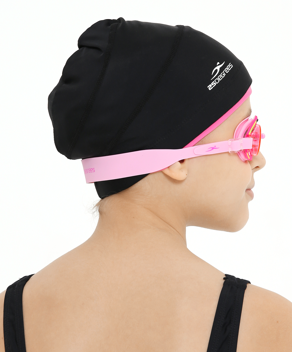 Шапочка для плавания Duplo Black/Pink, полиамид