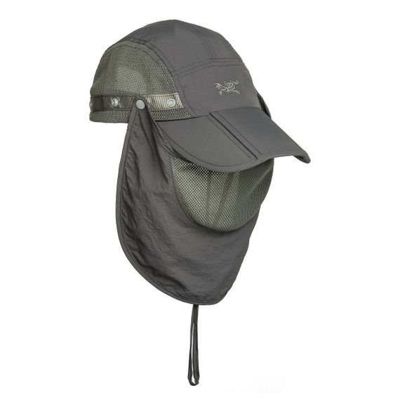 Бейсболка Helios с защитой шеи и лица (серый)