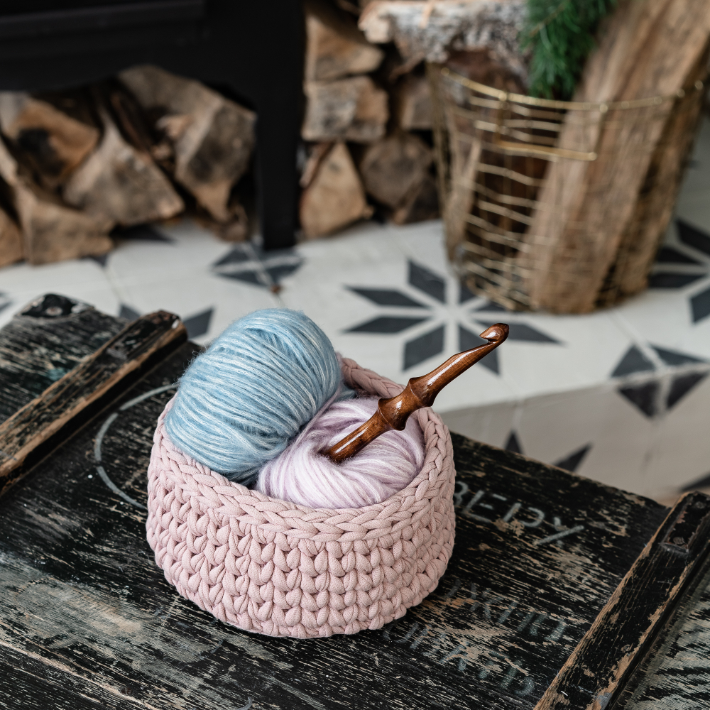 Деревянный крючок для вязания из древесины вишни 3 мм. K238