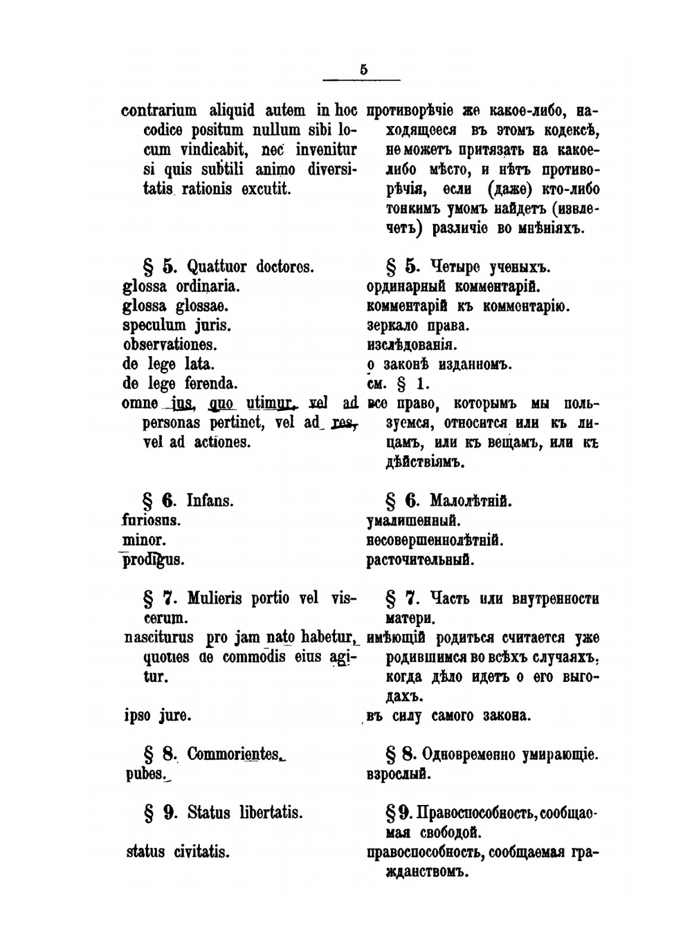 Полный перевод латинских слов и цитат из догмы римского права | Д.Д. Гримм