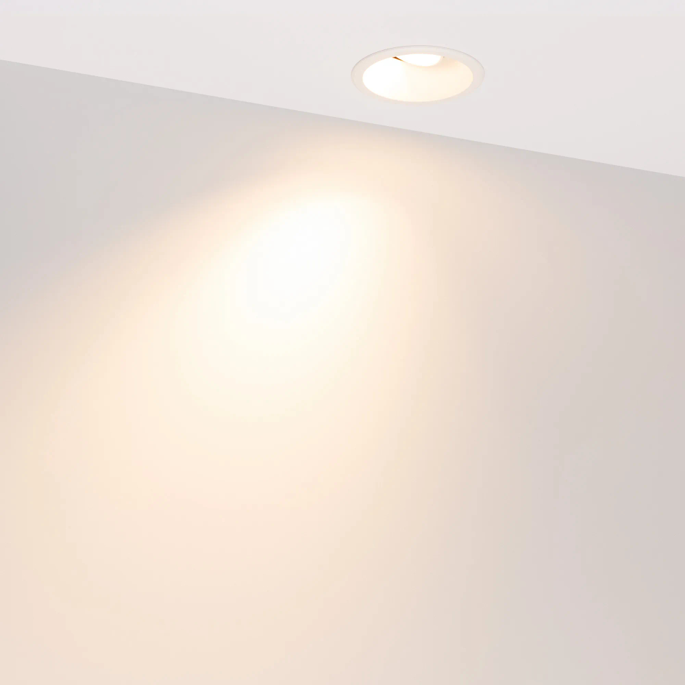 Светильник MS-FLOW-BUILT-R85-6W Warm3000 (WH, 55 deg, 230V) (Arlight, IP20 Металл, 5 лет) 060923