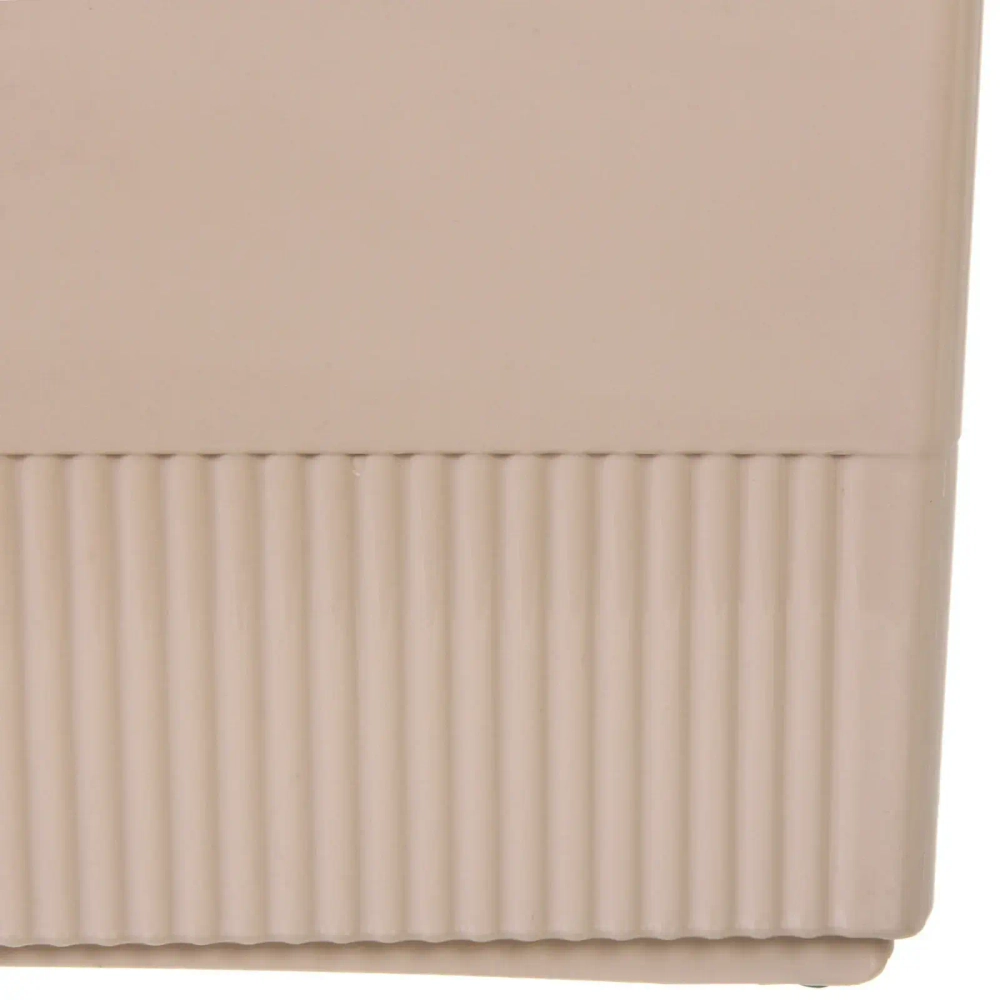 Органайзер - лоток для хранения на колесиках «ИДЕАДОМА», цвет бежевый, 33.6*17.2*25.2см