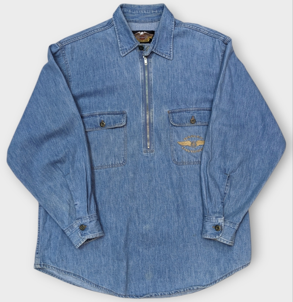 Джинсовая рубашка Harley Davidson (M/L)