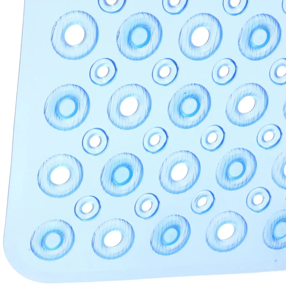 Коврик в ванну 67х37"Кордеса» синий