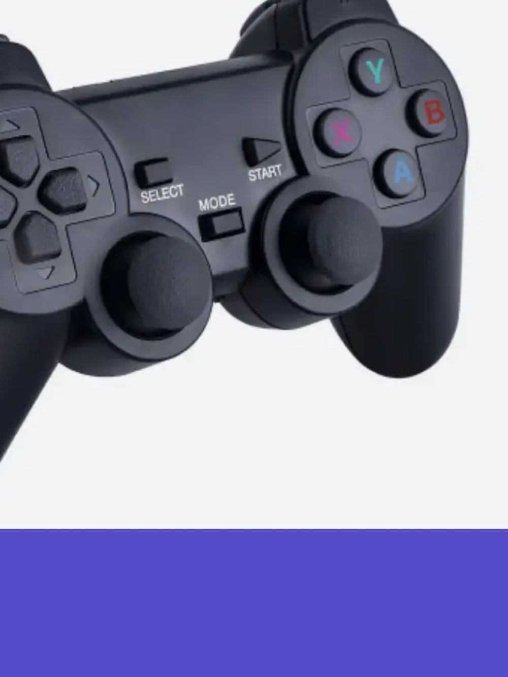Портативная игровая консоль 2.4G Wireless Controllers Gamepad 64ГБ / Приставка M8 4K HD 10289 игр / Подключение к TV, контроллер для PS1/FC/GBA ретро