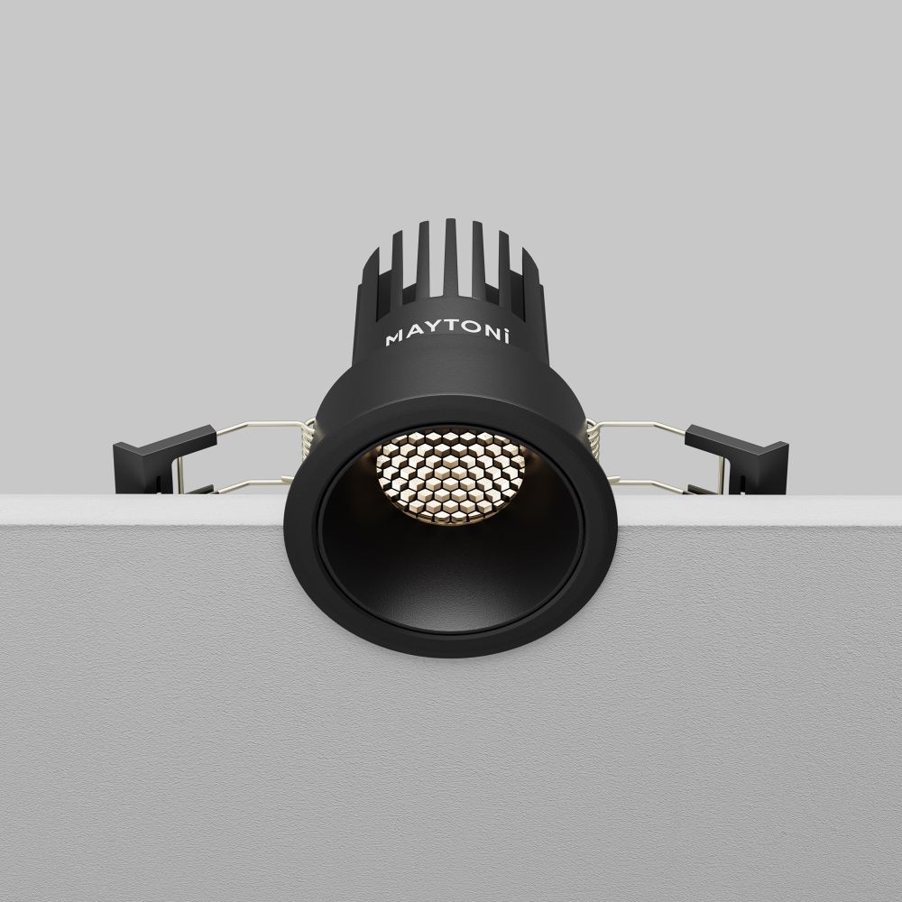 Светильник встраиваемый светодиодный Maytoni Dip DL115-10W-4K-B