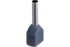 Наконечник Navigator Е2 0,75-8 втулочный изолированный серый (упаковка 50шт) 38573