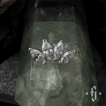 Кластер "Quadruple Marquise" - Белое золото - White CZ