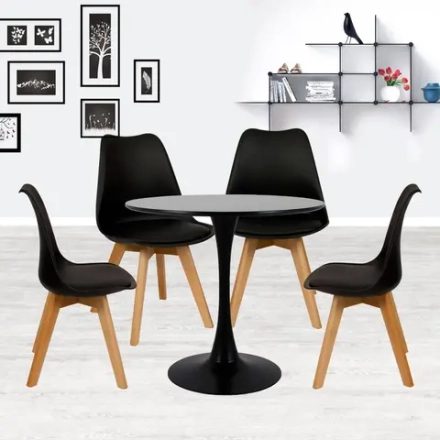 Комплект из 4-х стульев Bradex Home Eames Bon чёрный