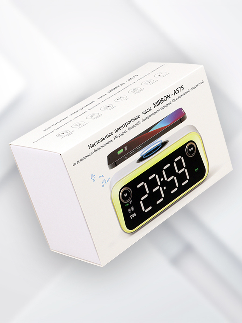 Настольные электронные часы-будильник MIRRON A575