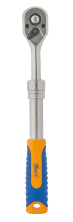 Ключ трещоточный телескопический 1/2" Kraft (305-445мм)