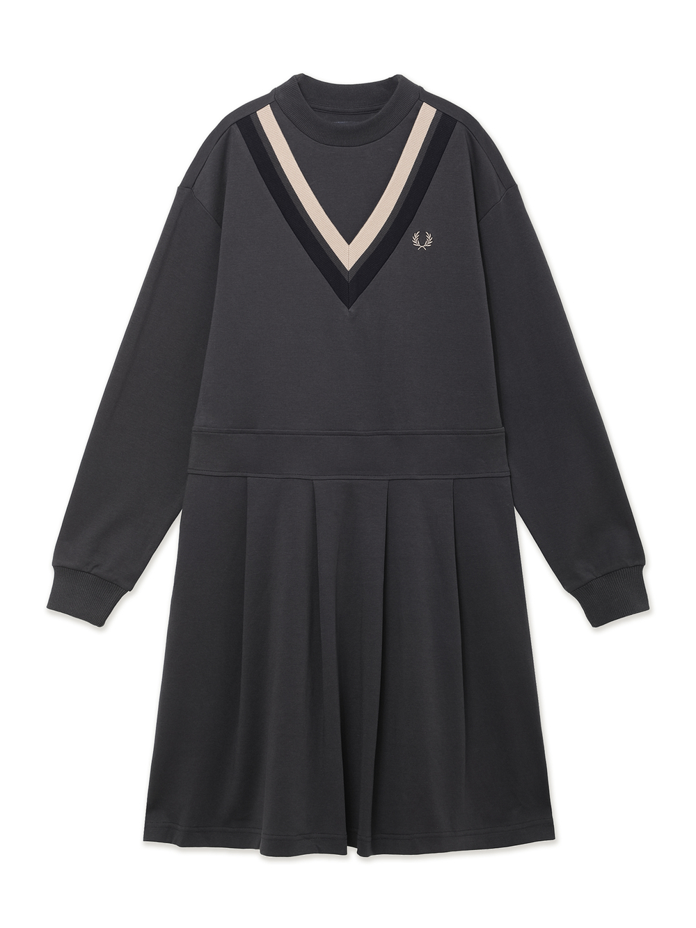 Платье V-insert Tipped