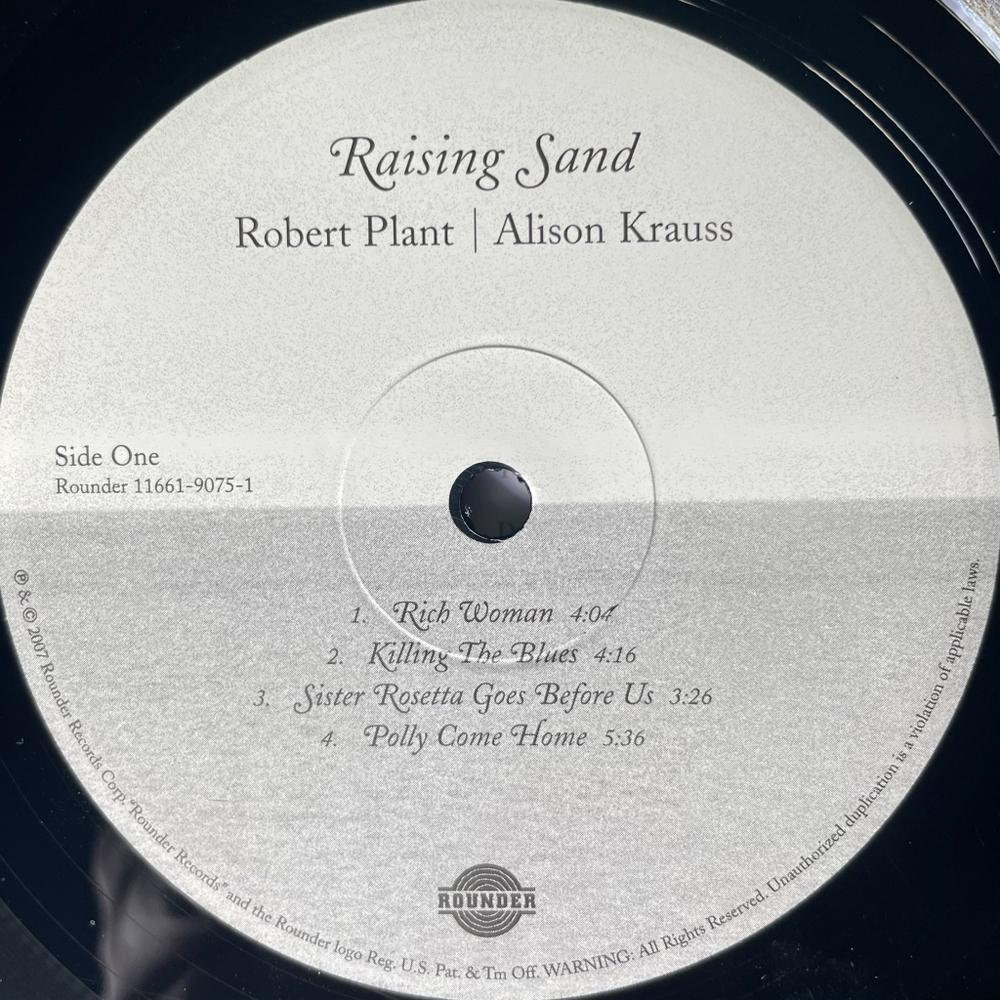 Robert Plant | Alison Krauss - Raising Sand 2LP (США 2007г.)