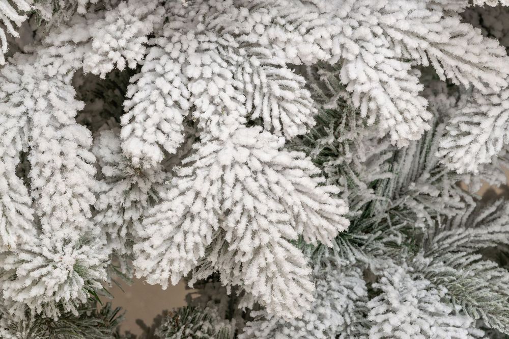 Заснеженная елка «Камчатская» (Литая+пвх) 120 см / 1.2 м