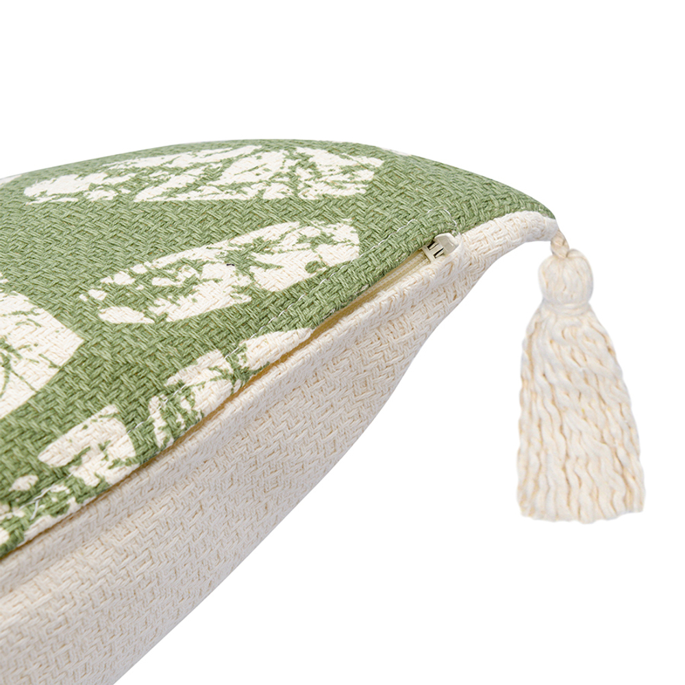 Подушка декоративная с рисунком flowers и кисточками из коллекции ethnic, 30х45 см