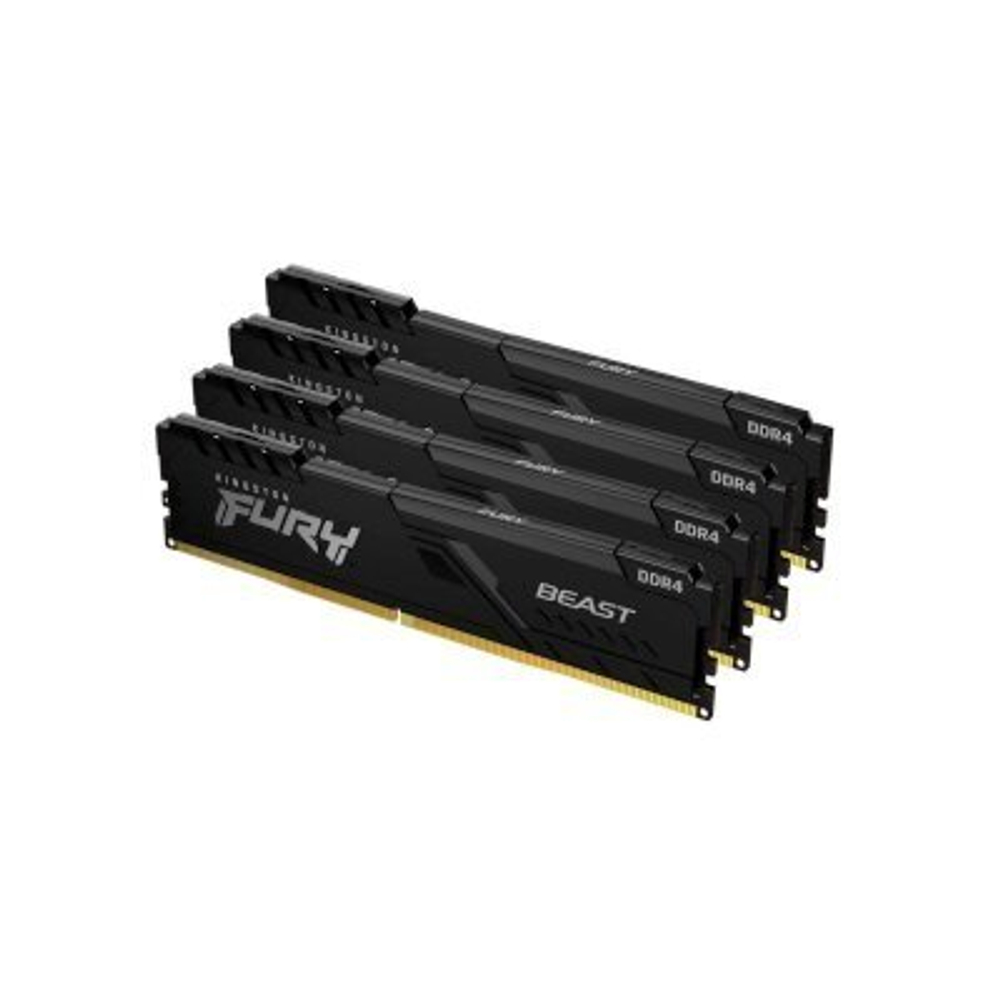 Оперативная память Kingston Fury Beast Black KF432C16BBK4/128