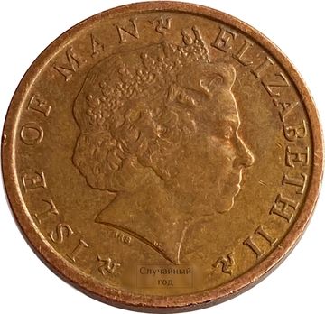 1 пенни 2000-2003 Остров Мэн
