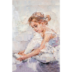 Скетчбук ежедневник Контэнт-Канц, формат А5, 64 листа, 140х210 мм, 7БЦ, серия "Мечты о балете", матовая ламинация, ляссе