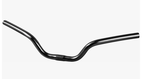 Руль TRIX,  для дорожных велосипедов, стальной, посадка 25.4мм, подъём 80мм, длина 620мм, черный (50)