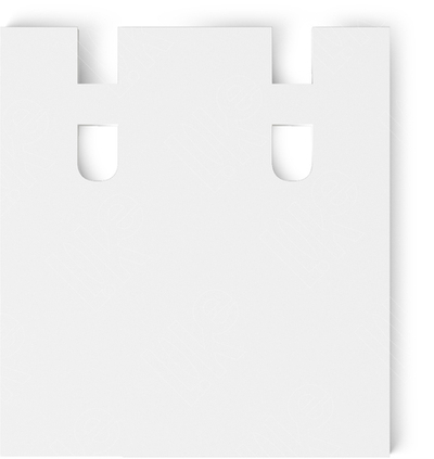 Вкладыш акриловый/наклонный/для серег/2 прорези