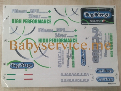 Наклейки Peg-Perego Gaucho Super Power