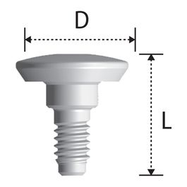 Винт-заглушка Int для платформы 5.9 мм, D - 6.0 мм