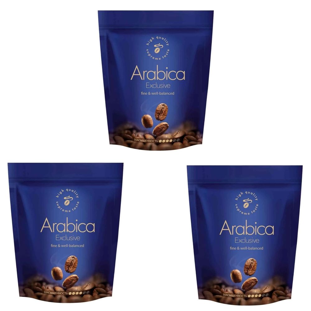 Кофе растворимый Tchibo Exclusive Arabica 150 г, 3 шт