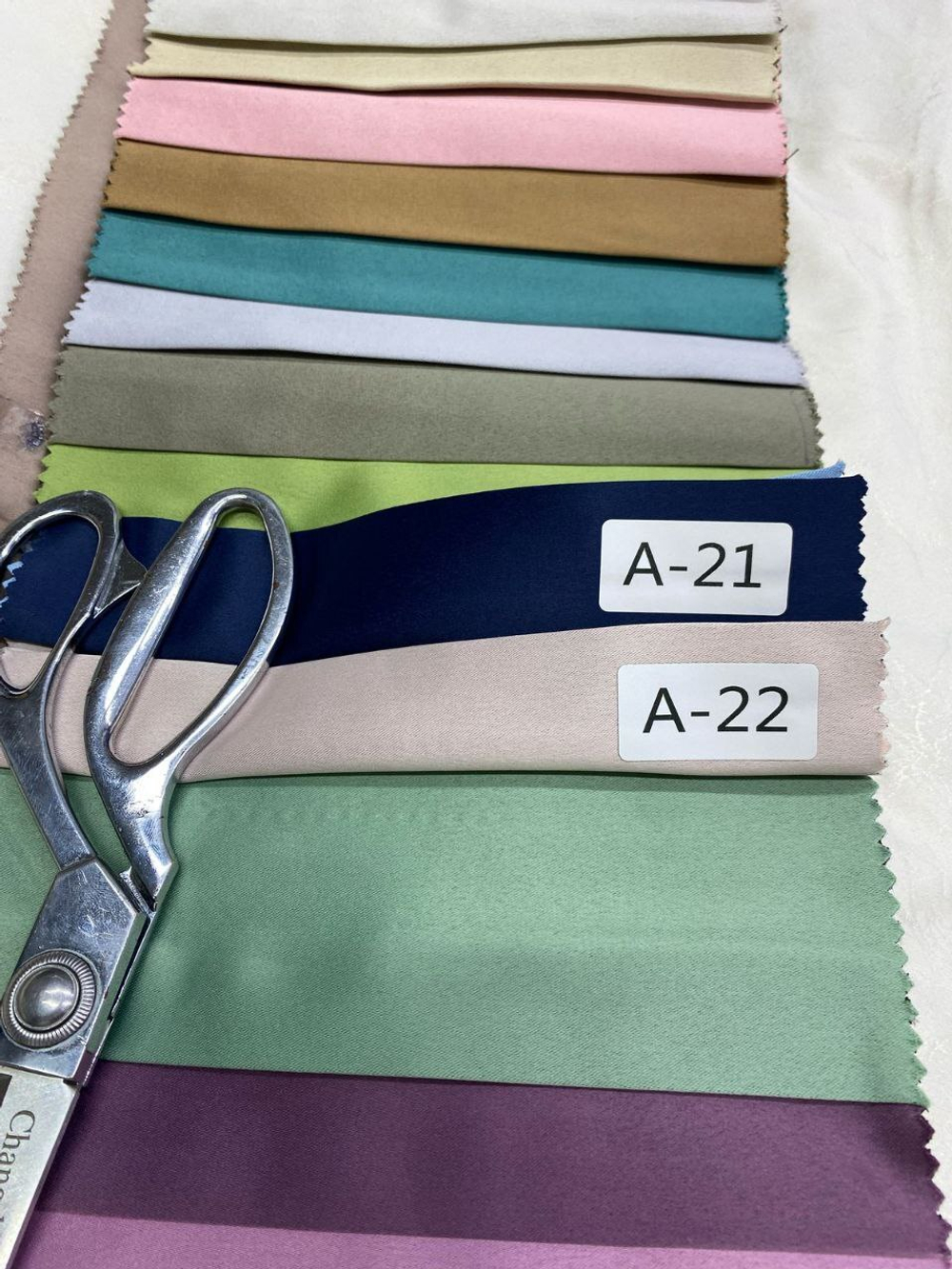 Подкладочная ткань сатин с черной ниткой Decstar-textil (высота 280 см, Турция)