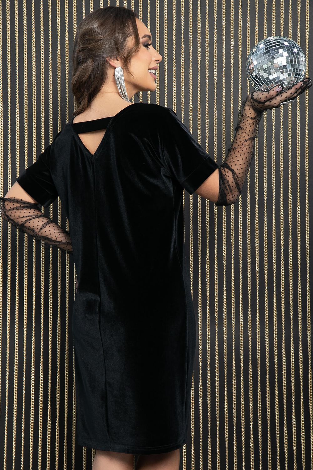 Платье Покоряя сердца (черное) П11237 LT Collection