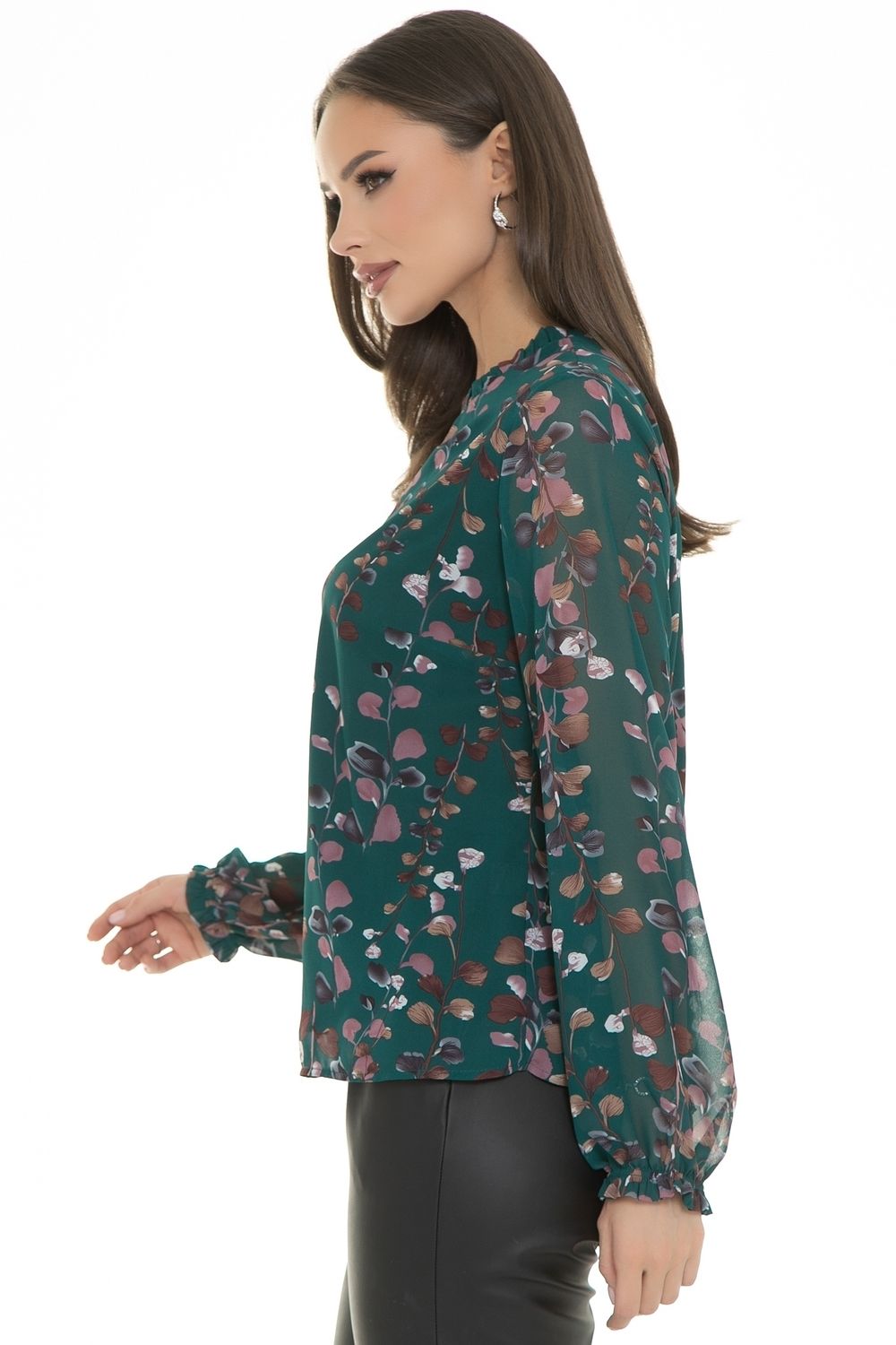Блуза Волшебный шифон (грин) Diolche (Акция)