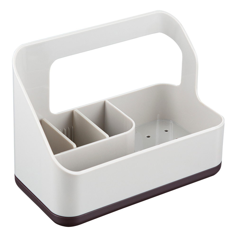 Органайзер для раковины ronja, 19х10,5х14,6 см, светло-серый