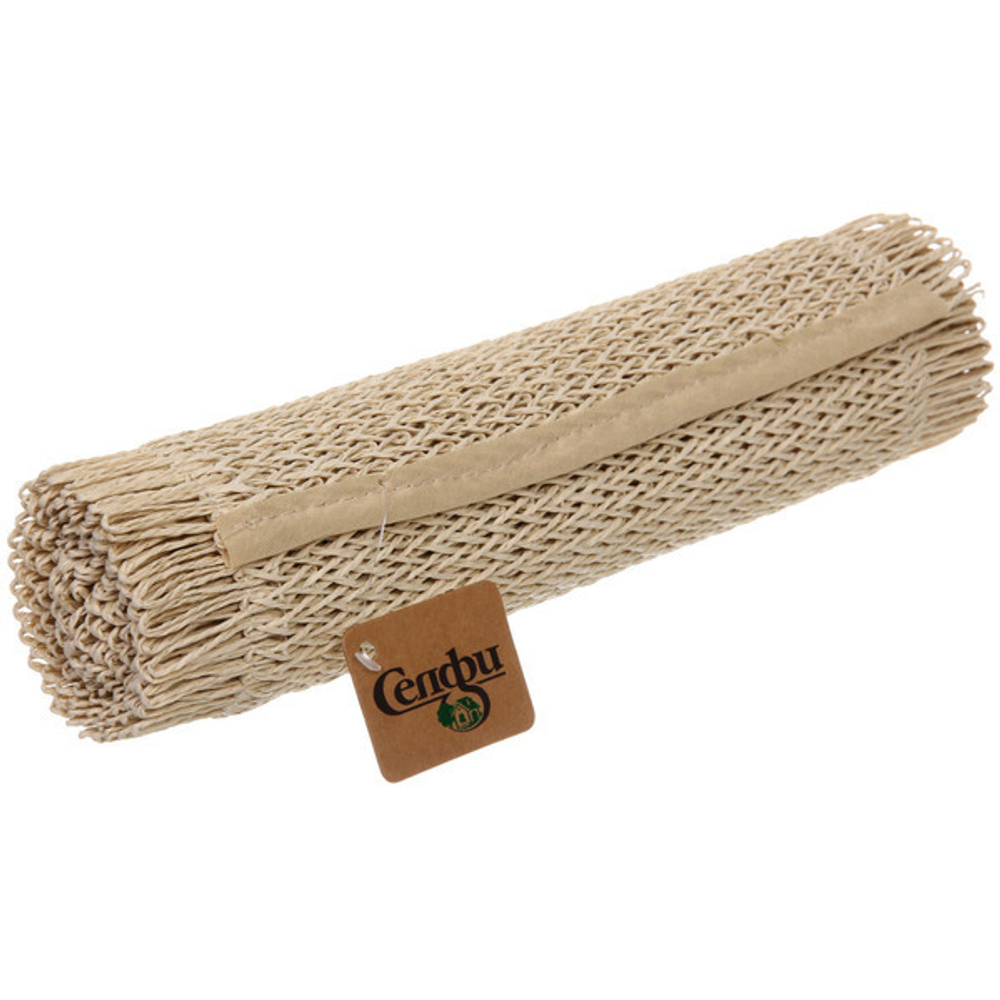 Салфетка-дорожка на стол 30*120см «Бохо» плетеная, цвет соломенный