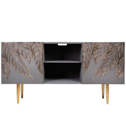 Тумба под ТВ Тропик 117см Стайл Серый Голд