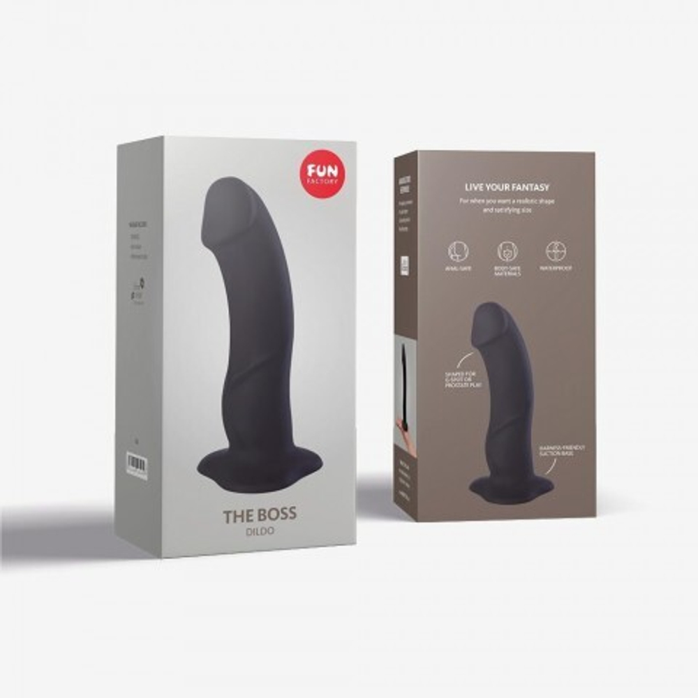 Фаллоимитатор Fun Factory The Boss (18×4 см), черный