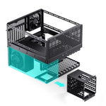 Корпус JONSBO N5, ITX, MATX, ATX, E-ATX, XL-ATX, черный (без БП)