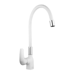 Смеситель для кухни, Frap, гибк излив, с картриджем, бел, F4453-03
