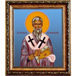 Михаил, епископ Синадский (Фригийский) святитель. Икона на холсте.