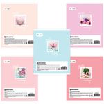 Тетрадь А5, 96 л., BRAUBERG, клетка, обложка картон, ПАСТЕЛЬ, 403066, 5шт