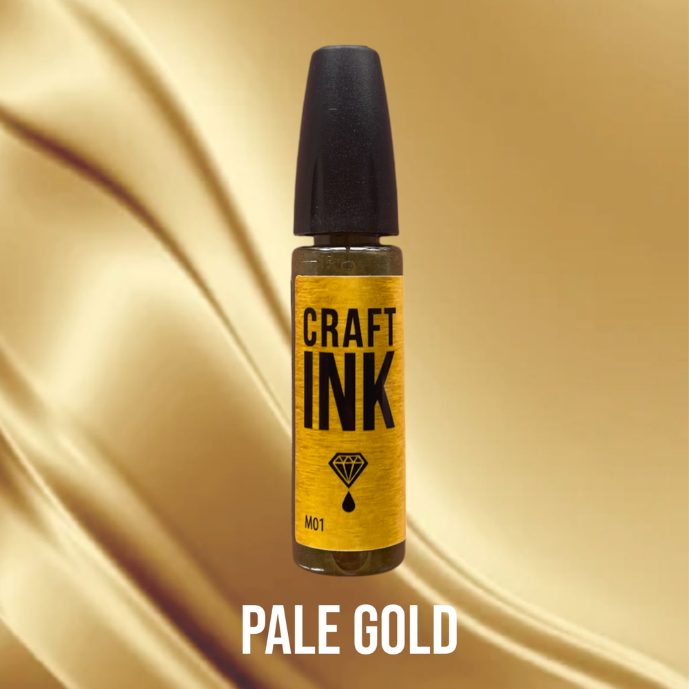 Cпиртовые чернила Craft INK (носик игла), Pale Gold